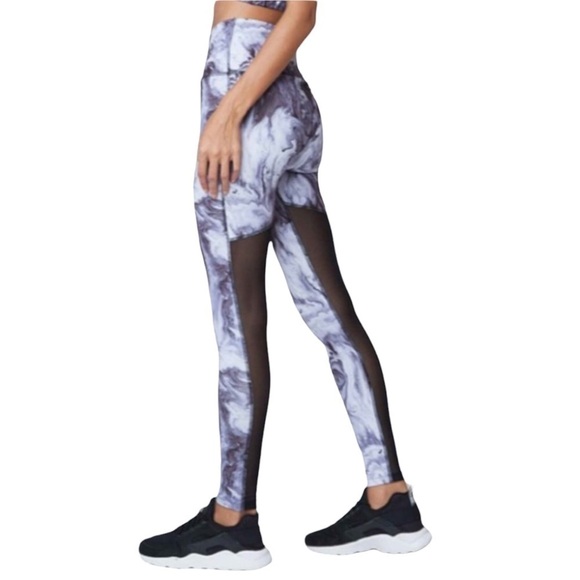 Varley Kingman Royal Marble Mesh High Rise Legging NWT - Picture 1 of 12